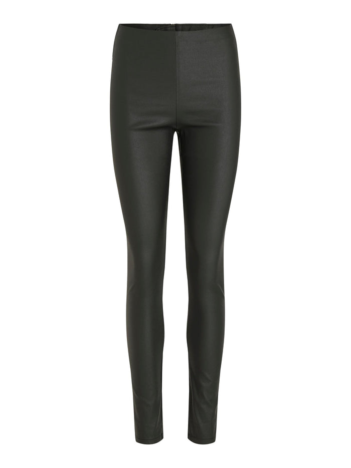 COMMIT COATED PANTS (BLACK)