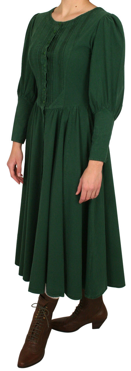 Cordelia Pioneer Dress - Forest Green
