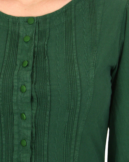 Cordelia Pioneer Dress - Forest Green