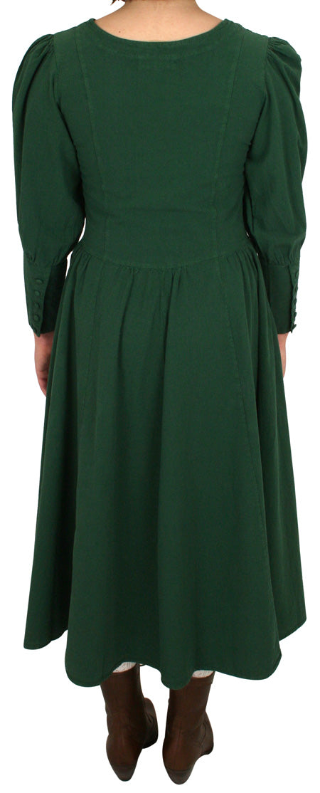 Cordelia Pioneer Dress - Forest Green