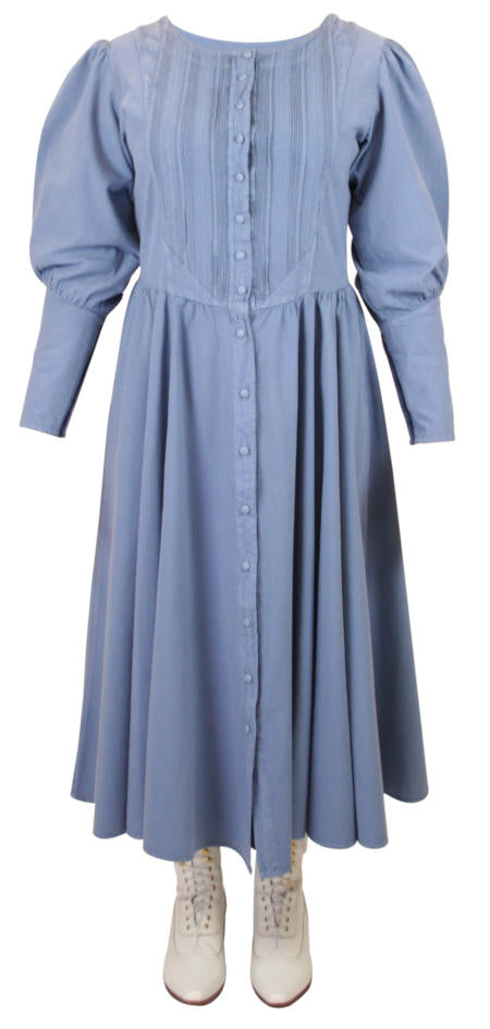 Cordelia Pioneer Dress - Slate Blue
