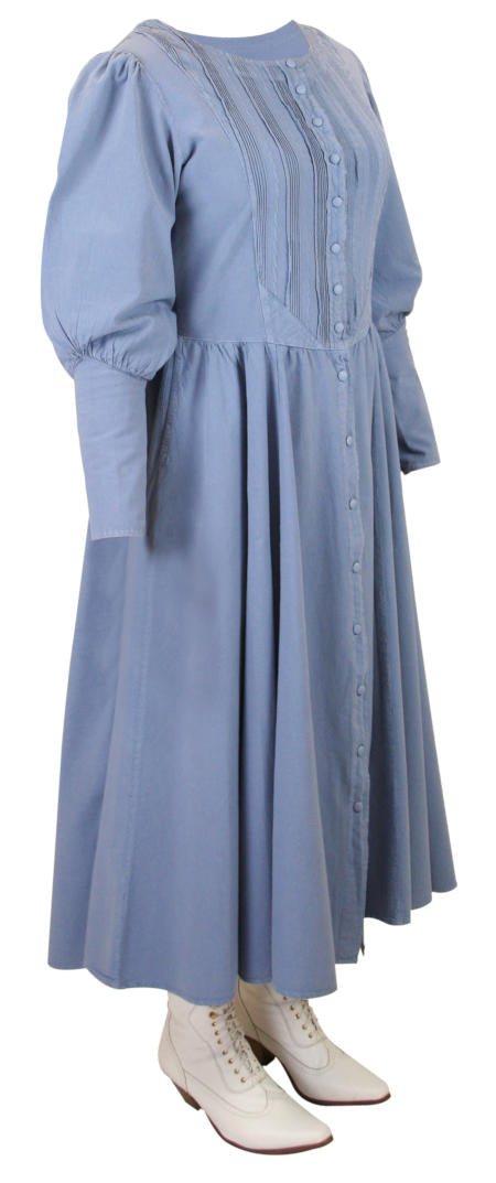 Cordelia Pioneer Dress - Slate Blue