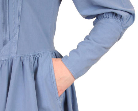 Cordelia Pioneer Dress - Slate Blue