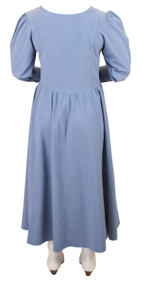 Cordelia Pioneer Dress - Slate Blue