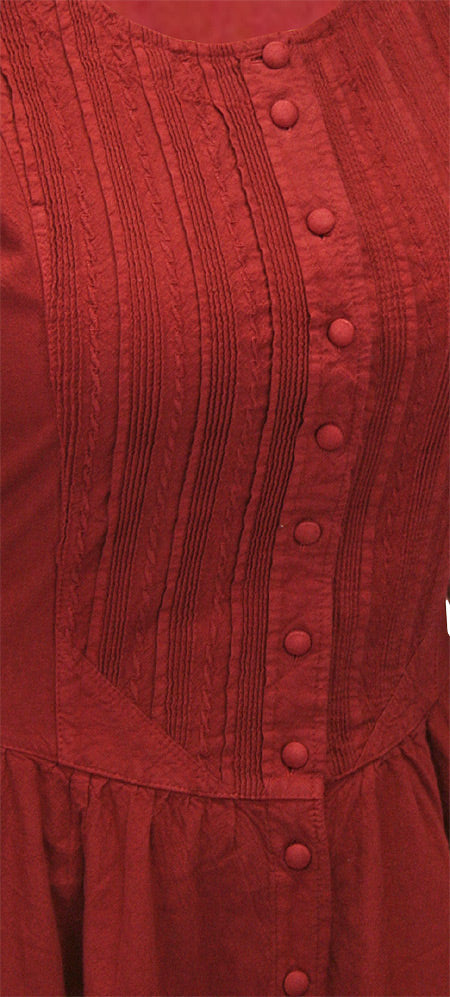 Cordelia Pioneer Dress - Wine