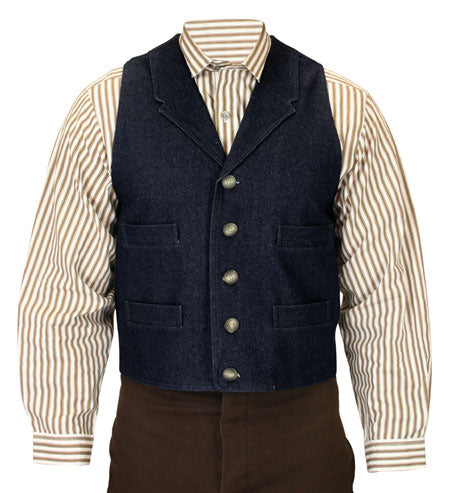 Corden Vest - Denim