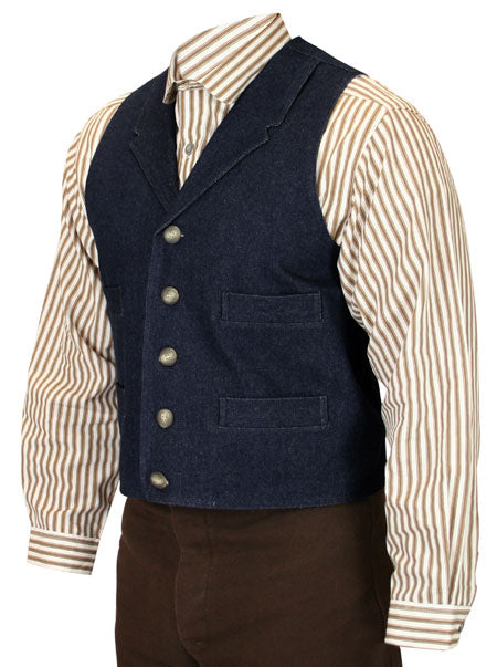 Corden Vest - Denim