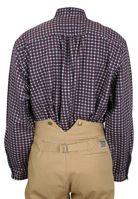 Cornelius Plaid Shirt - Navy/Red