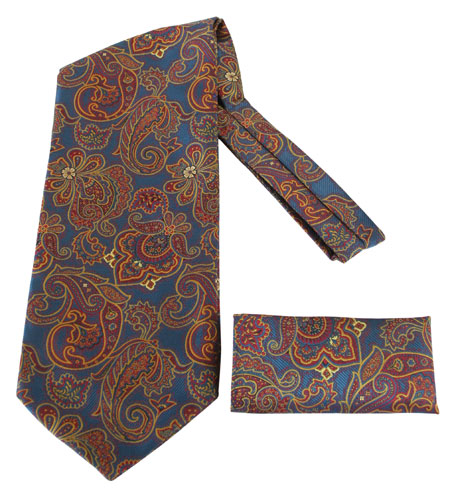 Cosmopolitan Ascot - Blue Paisley