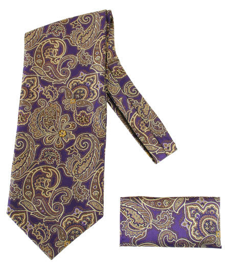 Cosmopolitan Ascot - Purple Paisley