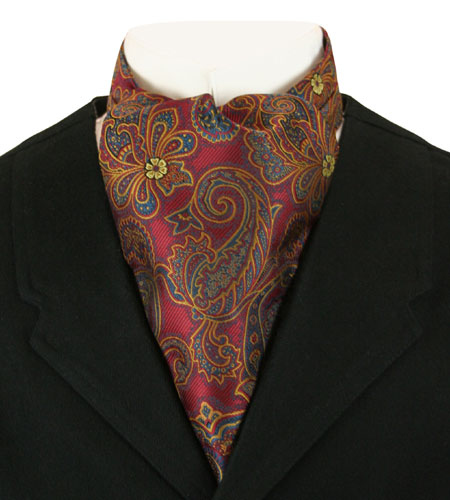 Cosmopolitan Ascot - Red Paisley