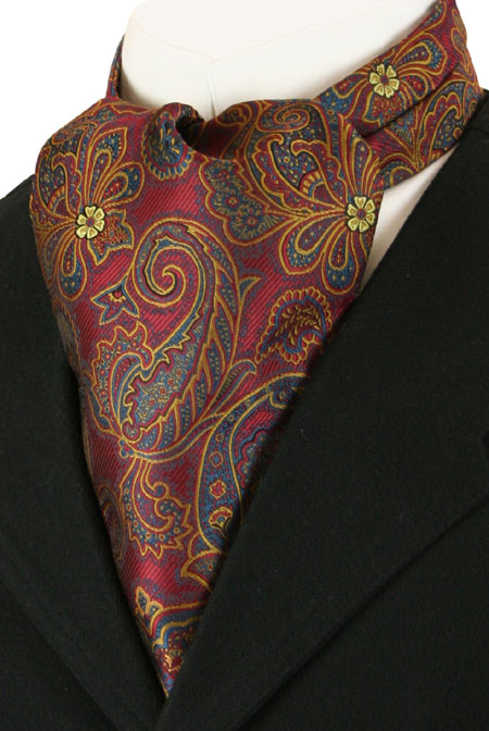 Cosmopolitan Ascot - Red Paisley