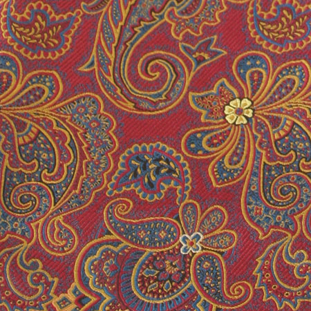 Cosmopolitan Ascot - Red Paisley