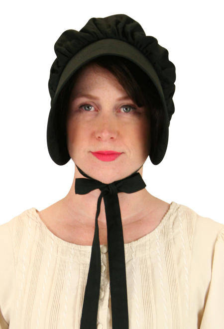 Cotton Bonnet - Black