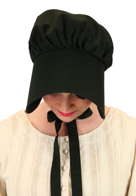 Cotton Bonnet - Black