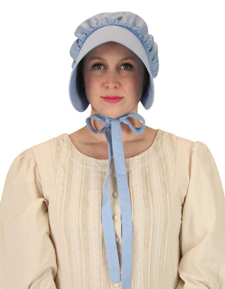 Cotton Bonnet - Light Blue