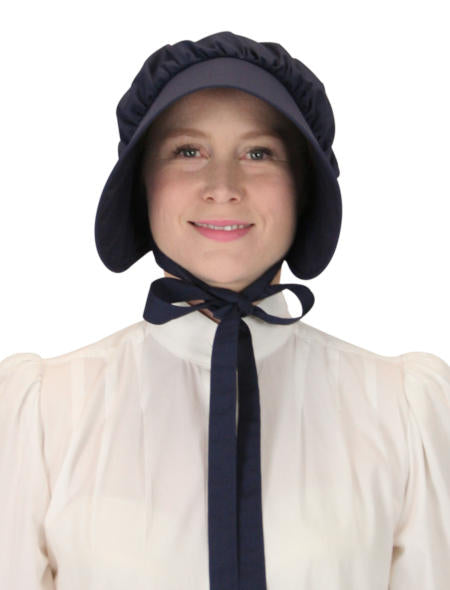 Cotton Bonnet - Navy