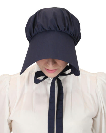Cotton Bonnet - Navy