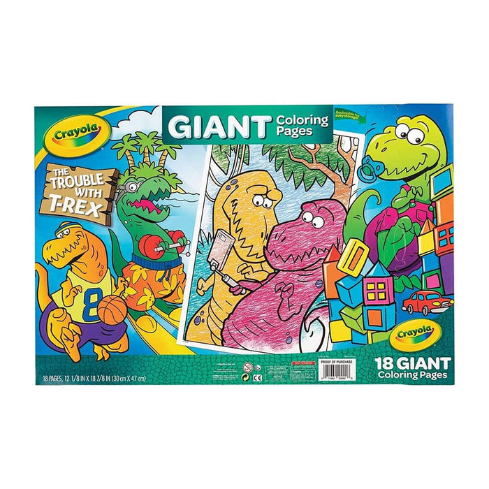 Crayola 18 Giant Colouring Pages Creative Wall Art 30 x 47cm