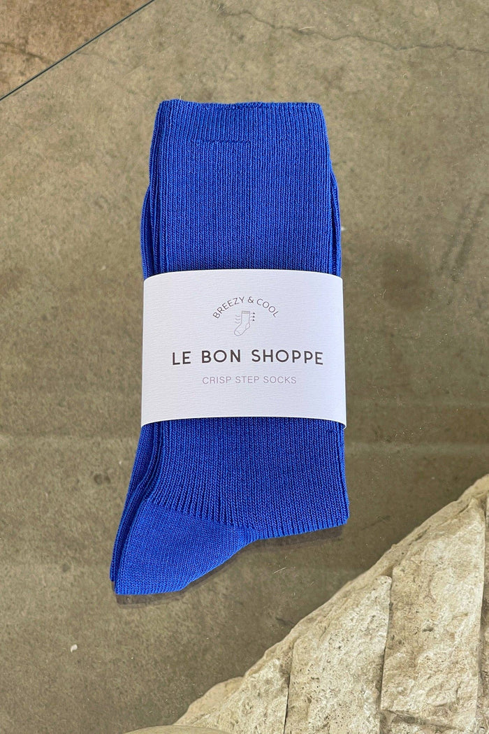 Crisp Step Socks - White