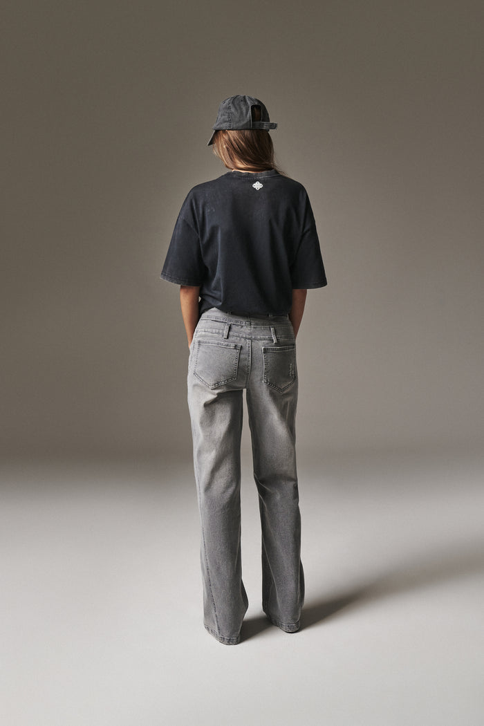 CTRE ACID WASH CRACKED T-SHIRT - ACID WASH
