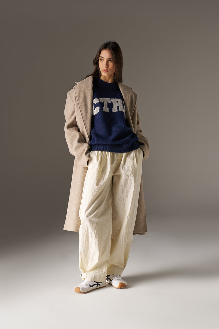 CTRE KNITTED SWEATSHIRT - NAVY