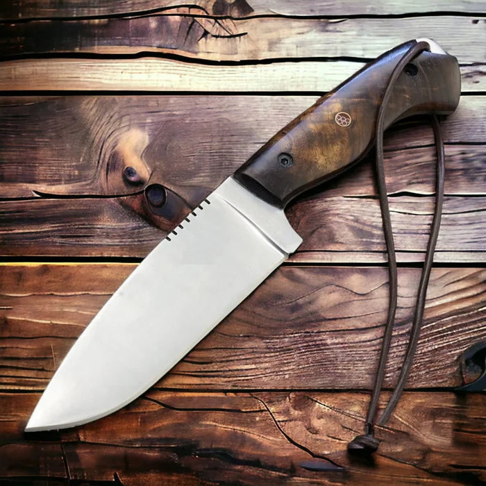 D2 Hunting Knife with Rosewood Handle – Unmatched Performance for Outdoor Enthusiasts - RFE Marketing Ventures