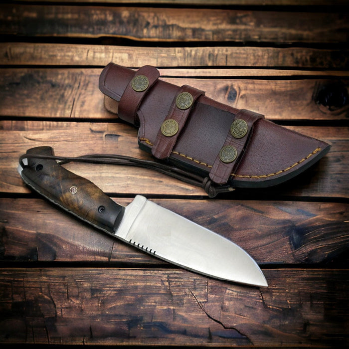 D2 Hunting Knife with Rosewood Handle – Unmatched Performance for Outdoor Enthusiasts - RFE Marketing Ventures