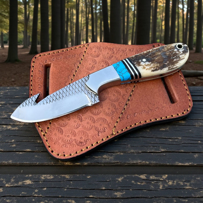 D2 Steel Cowboy Gut Hook Knife – Your Ultimate Companion for Hunting and Ranch Work - RFE Marketing Ventures