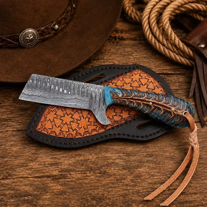 Damascus Bullcutter Knife: A Striking Addition to Your Knife Collection - RFE Marketing Ventures