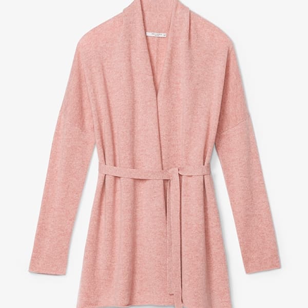 Packshot of the Daphne sweater in rose heather. | Still | Exclude