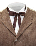 Deluxe Western Bow Tie - Brown