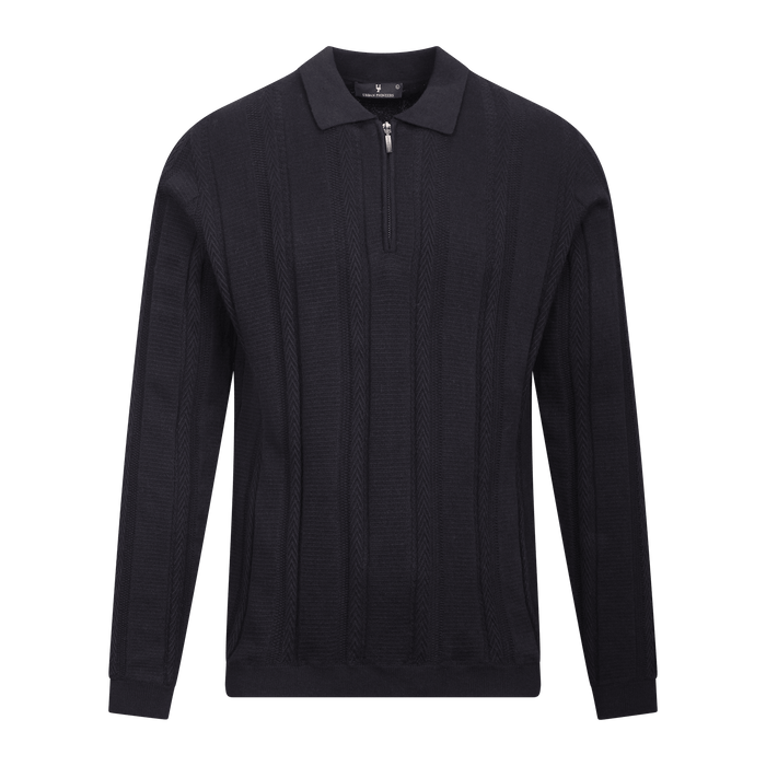 Urban Pioneers Male Denby Half-zip SWEATER DARK NAVY