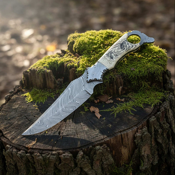 Discover the Ultimate Damascus EDC Biker Knife for Everyday Performance - RFE Marketing Ventures