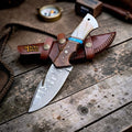 Discover the Ultimate Damascus Gut Hook Hunting Knife for Precision Processing - RFE Marketing Ventures