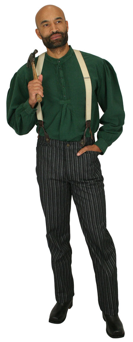 Dixon Striped Trousers - Black/White