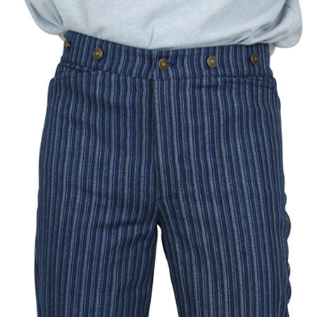 Dixon Trousers - Blue/White