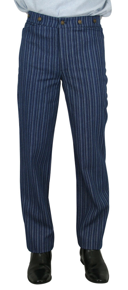 Dixon Trousers - Blue/White