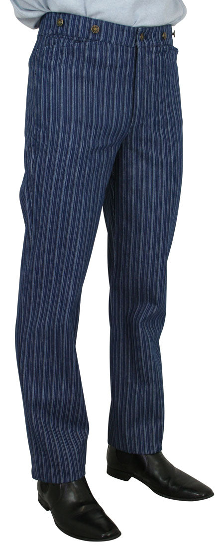 Dixon Trousers - Blue/White