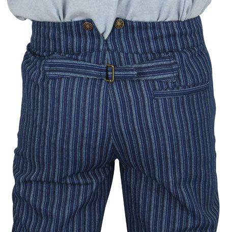 Dixon Trousers - Blue/White