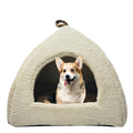 Dog Bedding | Hut Shape I Teddy Fleece  | Pet Bed - Mojopanda Organic  Store