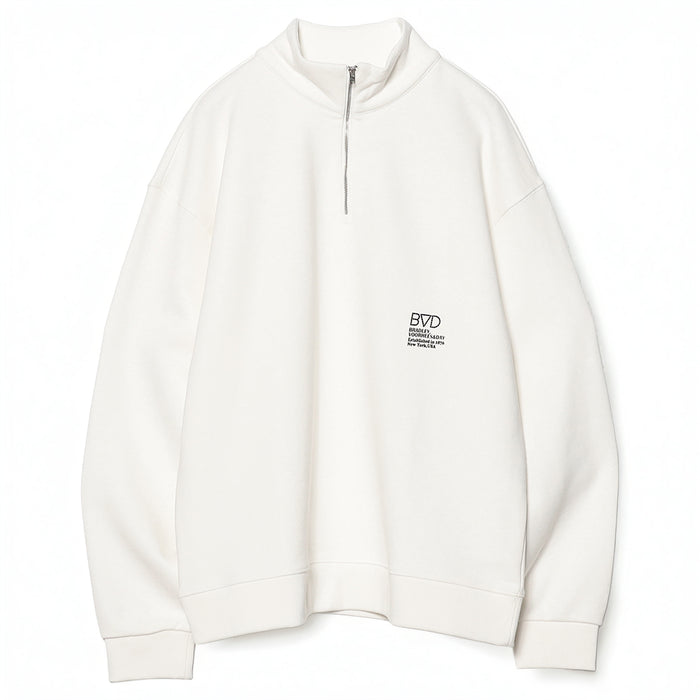 DOT LOGO HALF ZIP SWEAT