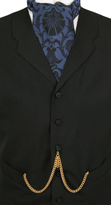 Double Albert Pocket Watch Chain - Gold