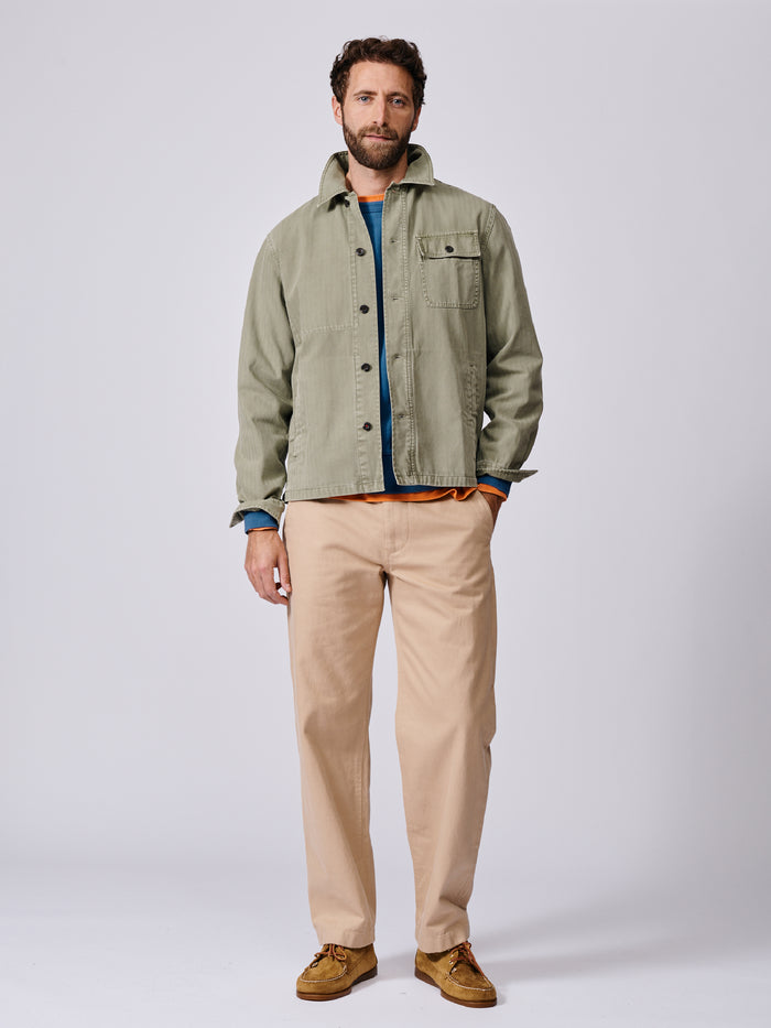 Aubin Khaki Dowse Worker Jacket | Jackets
