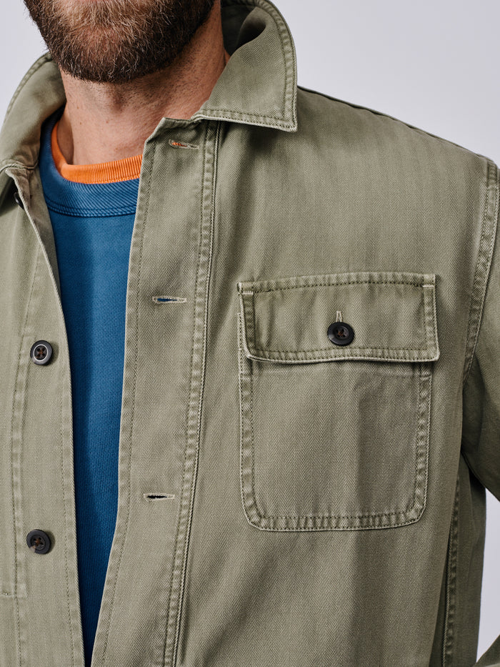Aubin Khaki Dowse Worker Jacket | Jackets