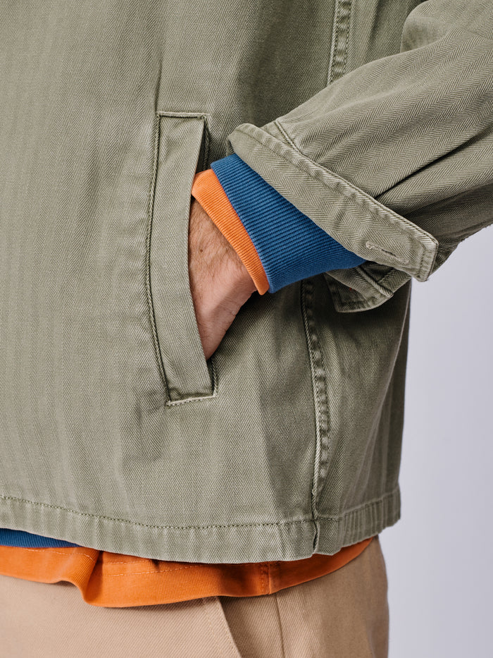 Aubin Khaki Dowse Worker Jacket | Jackets