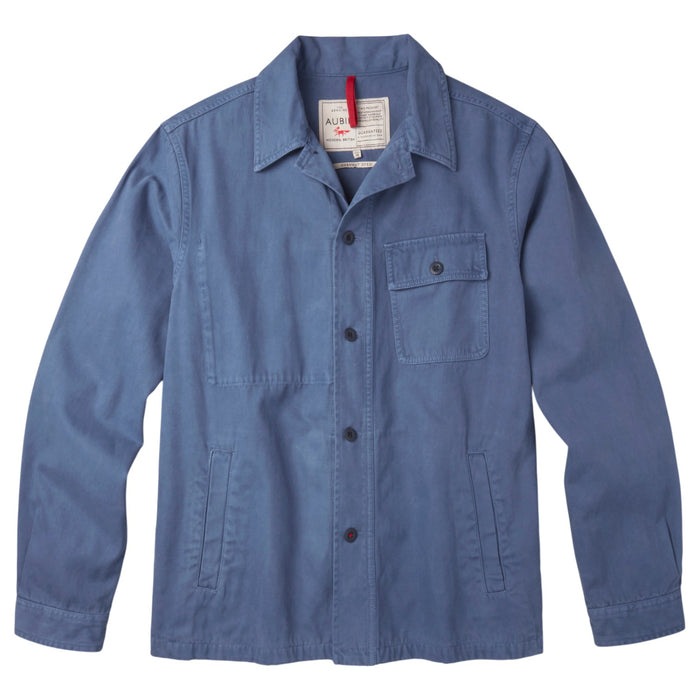 Aubin Washed Blue Dowse Worker Jacket | Jackets