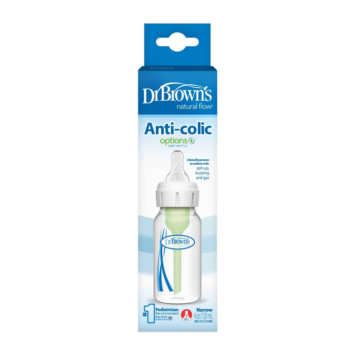 Dr. Brown's Natural Flow Anti-Colic Options+ Narrow Baby Bottle