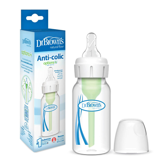 Dr. Brown's Natural Flow Anti-Colic Options+ Narrow Baby Bottle