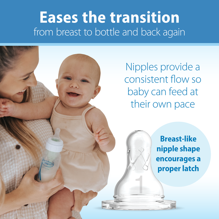 Dr. Brown's Natural Flow Anti-Colic Options+ Narrow Baby Bottle
